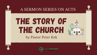 The Story Of The Church sermon series graphic