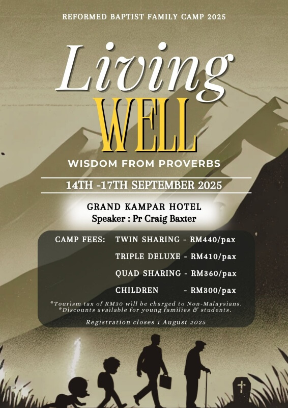Reformed Baptist Family Camp 2025 poster