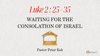 Waiting For The Consolation Of Israel sermon graphic 320x180